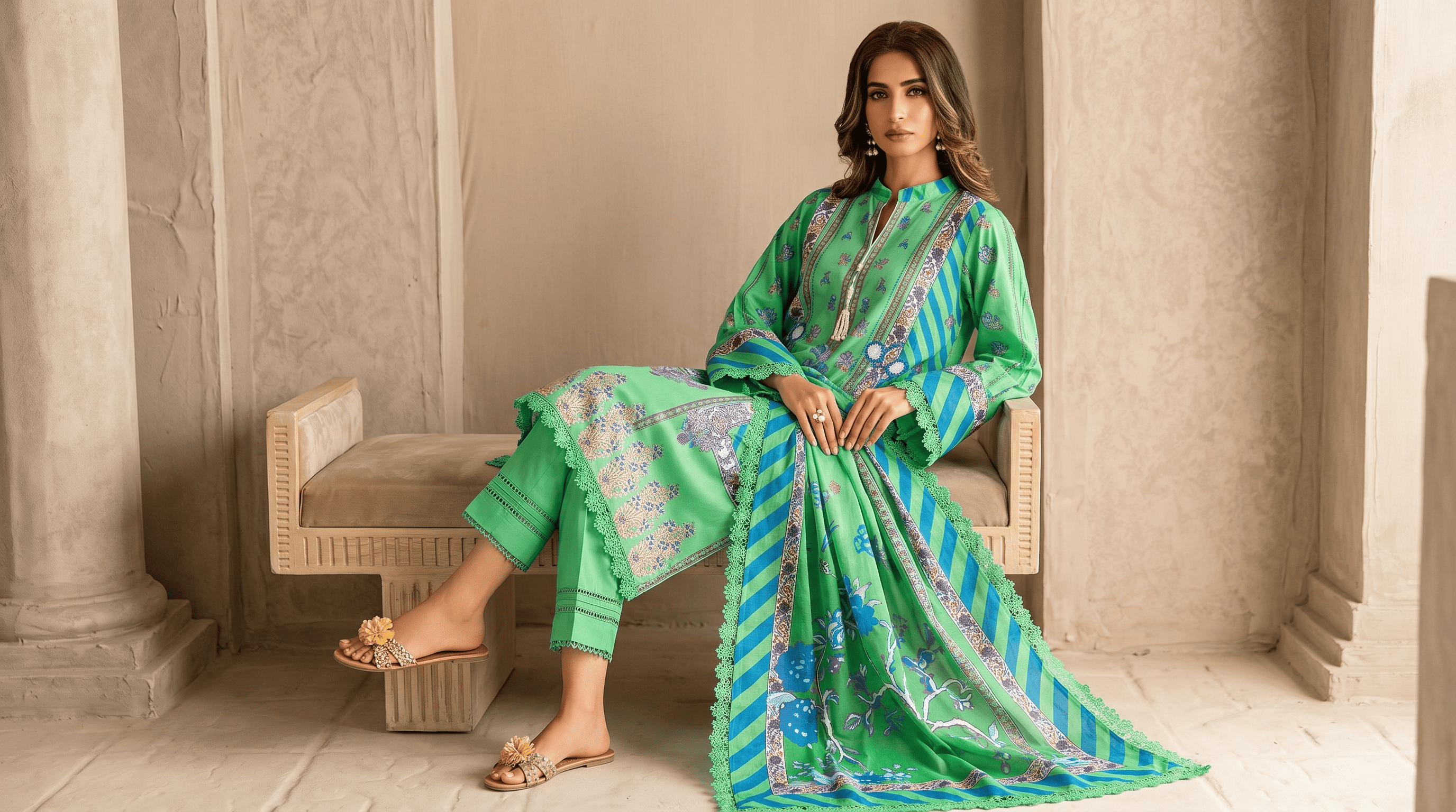 Gul Ahmed 3-Piece Printed Lawn Suit from the 2026 collection