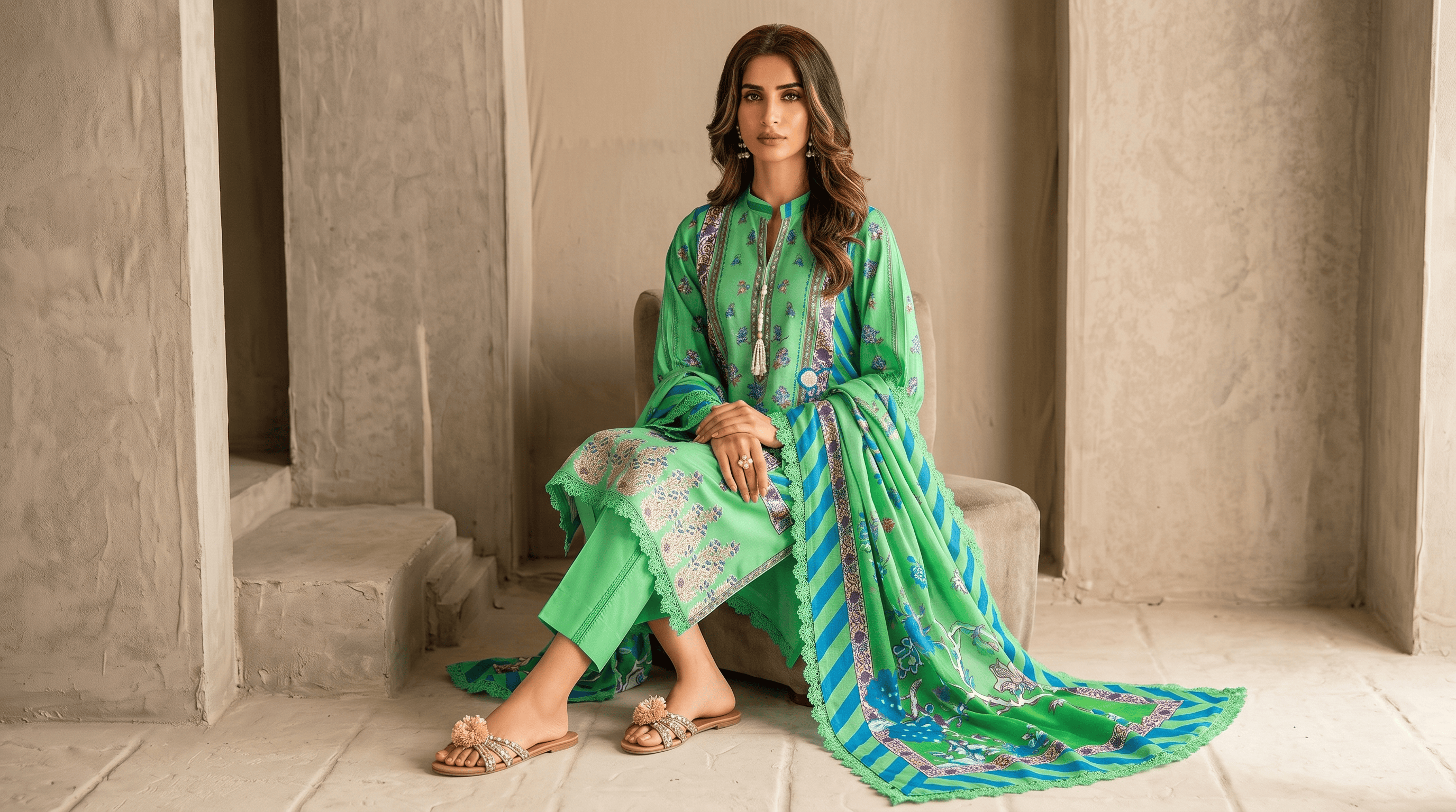 Gul Ahmed 3-Piece Printed Lawn Suit from the 2026 collection