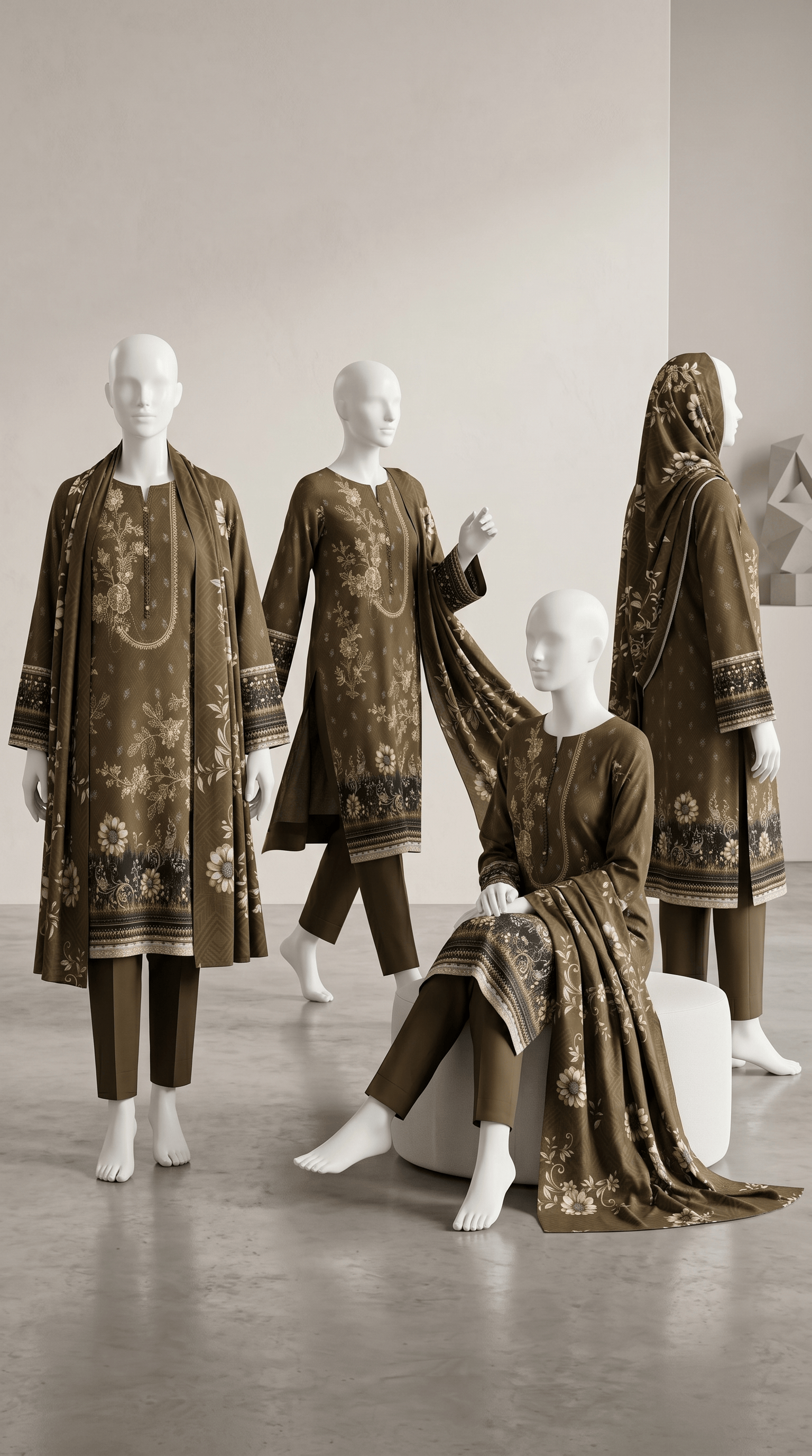 Maria B Luxury Digital Print Embroidered Lawn Suit | Airjet 90/88 Collection